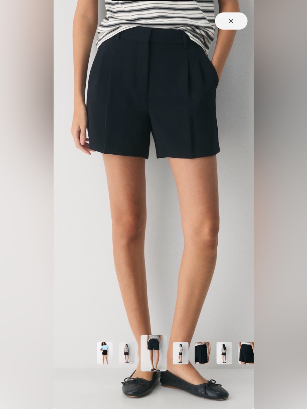 Aritzia Effortless Shorts in Black